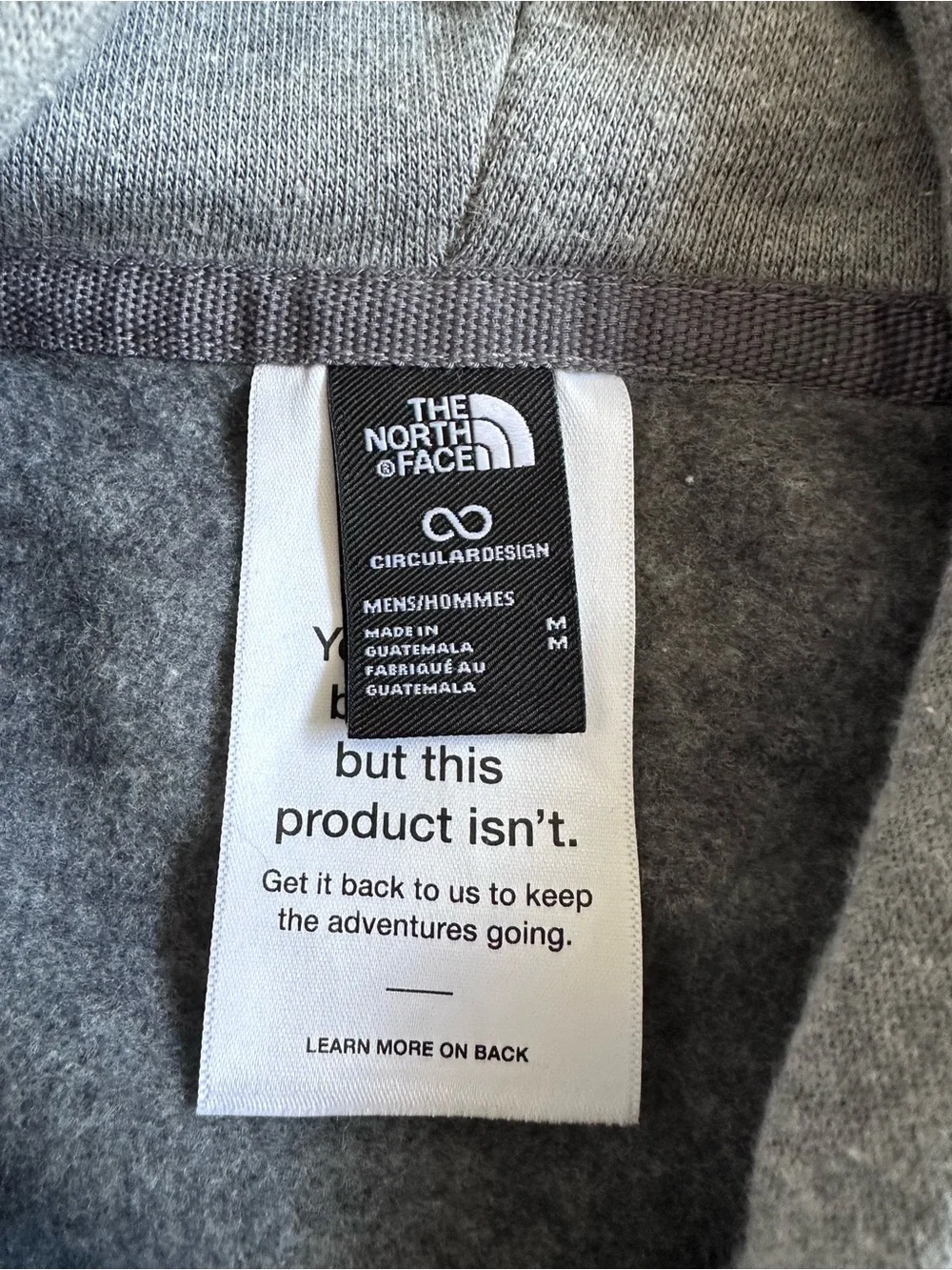 The North Face Men's Heather Grey Pullover Hoodie